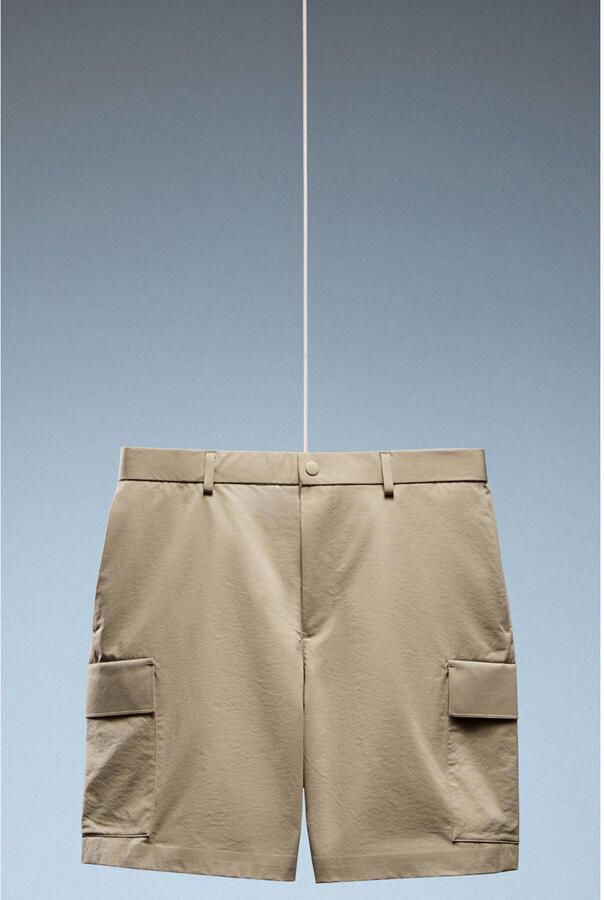 Mango Man regular cargo short beige - Foto 2