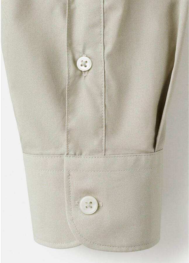 Mango Man Regular casual overhemd beige - Foto 3