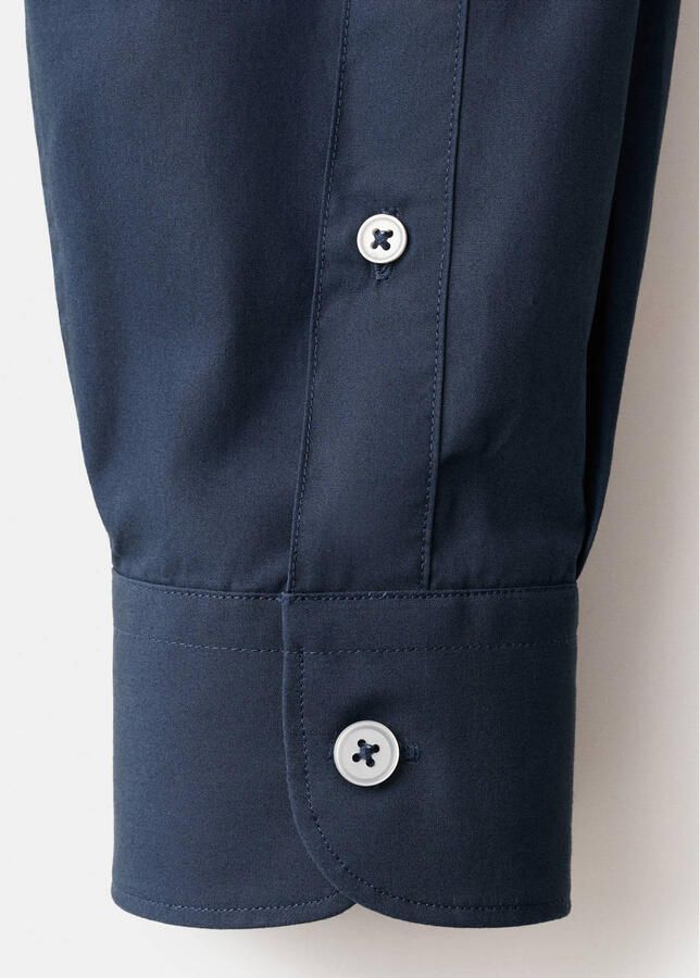 Mango Man Regular casual overhemd blauw - Foto 2