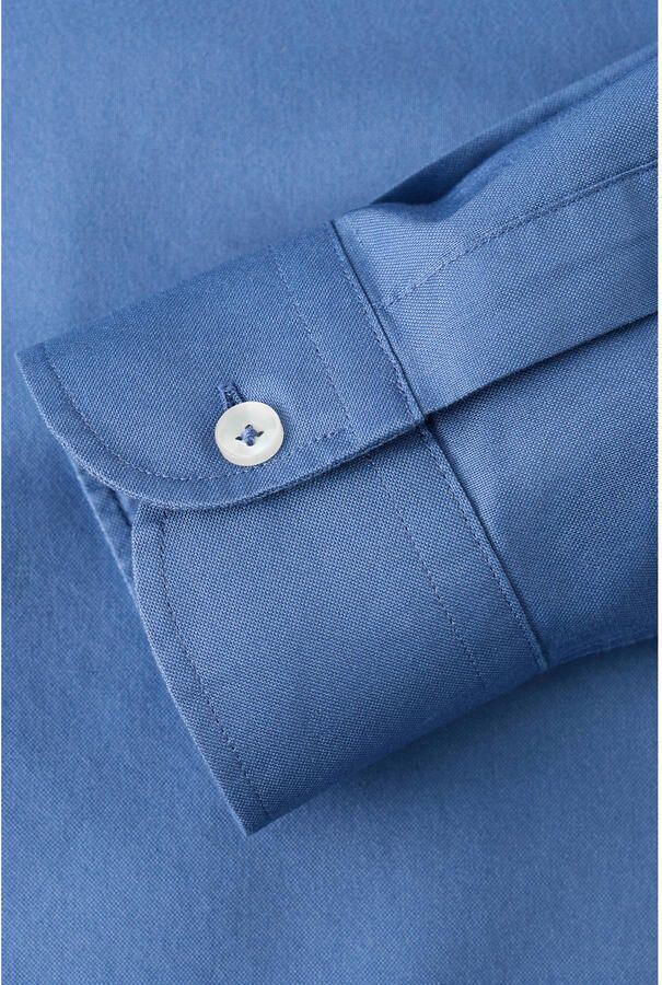 Mango Man regular casual overhemd blauw - Foto 2