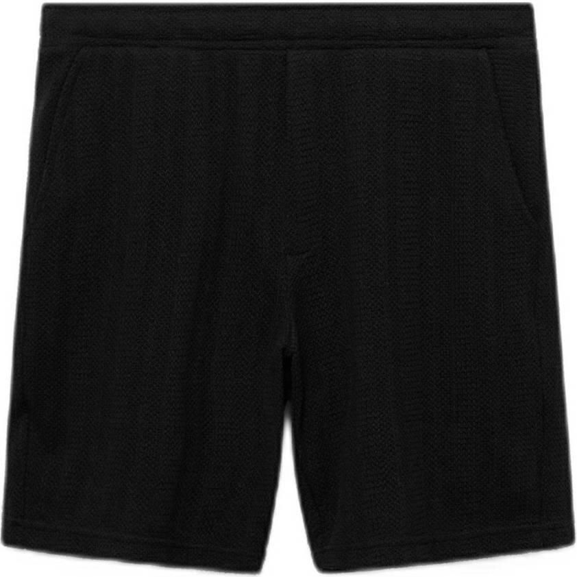 Mango Man regular casual short zwart - Foto 1
