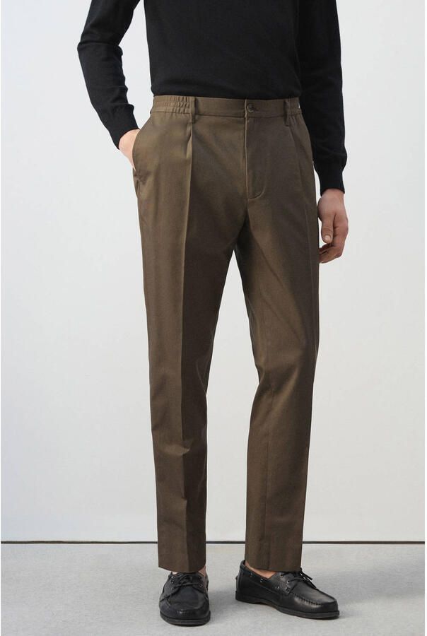 Mango Man regular chino bruin