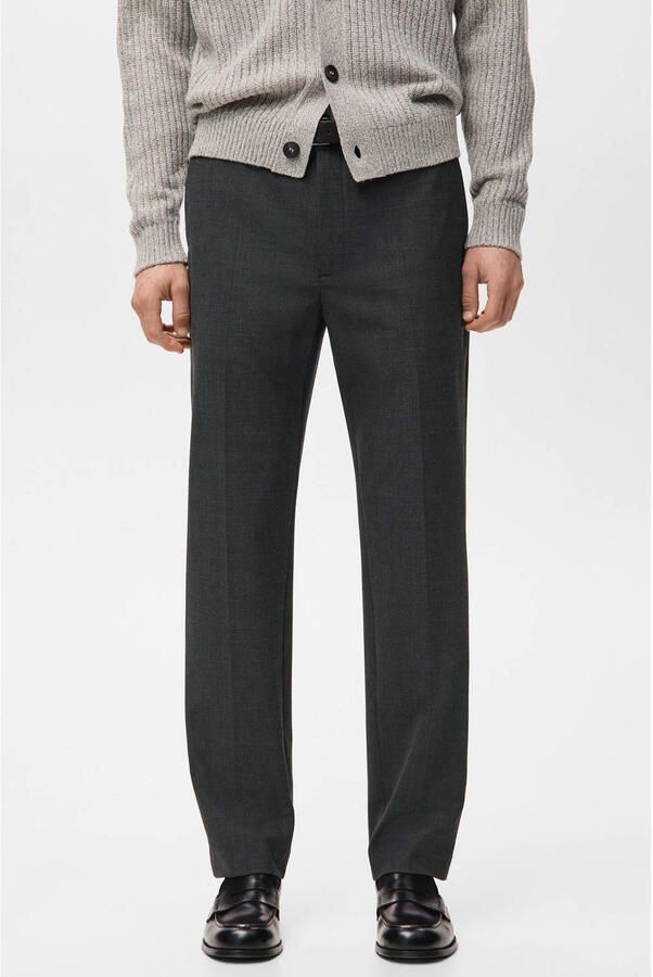 Mango Man regular chino grijs