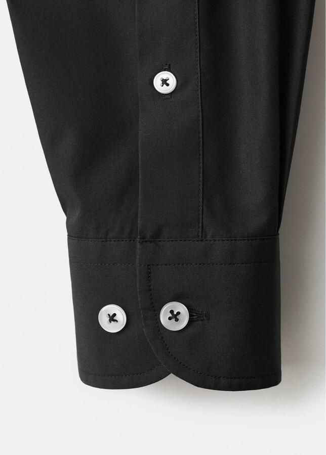Mango Man regular fit casual overhemd zwart - Foto 3