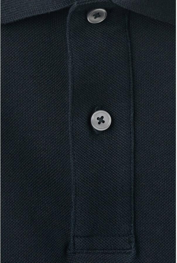Mango Man regular fit gebreide polo donkerblauw - Foto 2