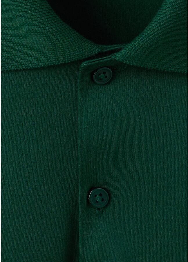 Mango Man regular fit gebreide polo heldergroen - Foto 2
