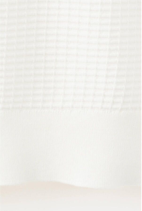 Mango Man regular fit gebreide T-shirt naturel wit - Foto 2
