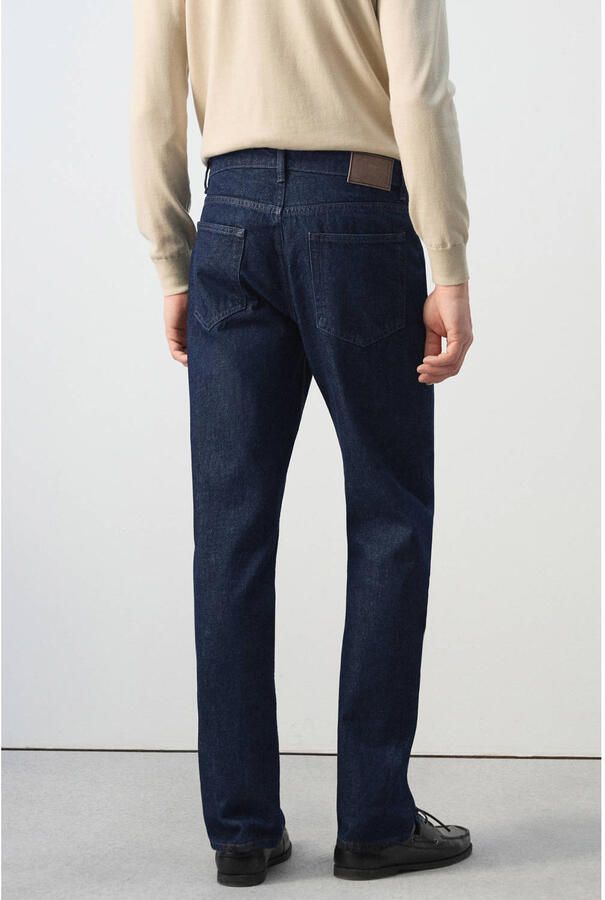 Mango Man regular fit jeans blauw - Foto 3
