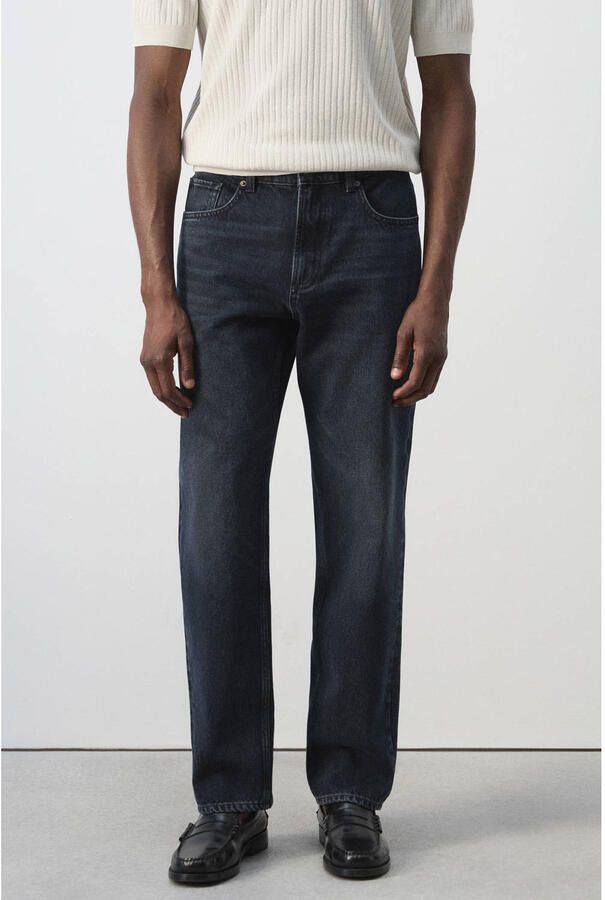 Mango Man regular fit jeans blauw