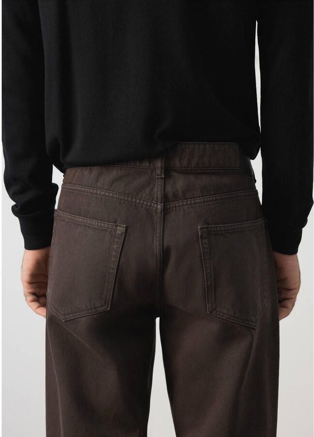Mango Man regular fit jeans bruin - Foto 2