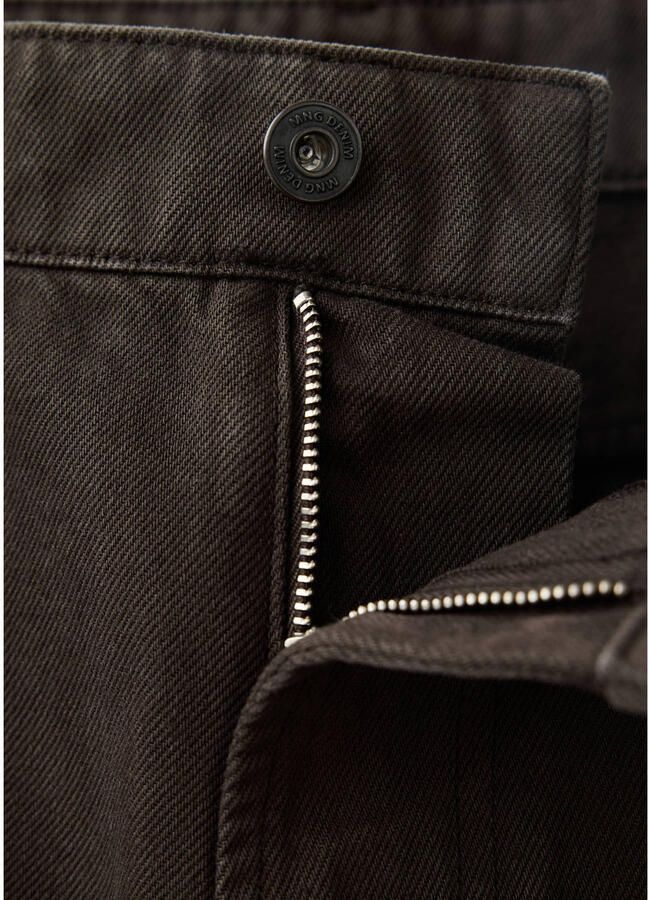 Mango Man regular fit jeans bruin - Foto 3