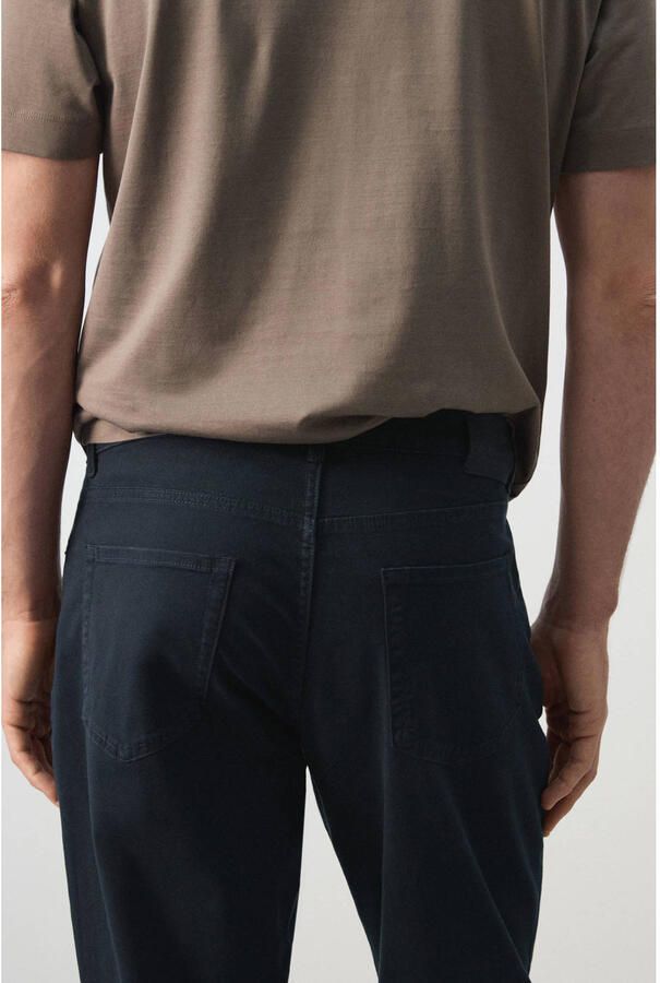 Mango Man regular fit jeans donkerblauw - Foto 2