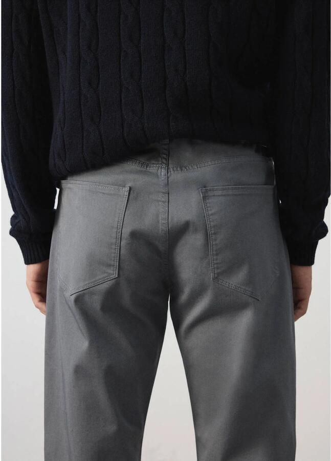 Mango Man regular fit jeans donkergrijs - Foto 2