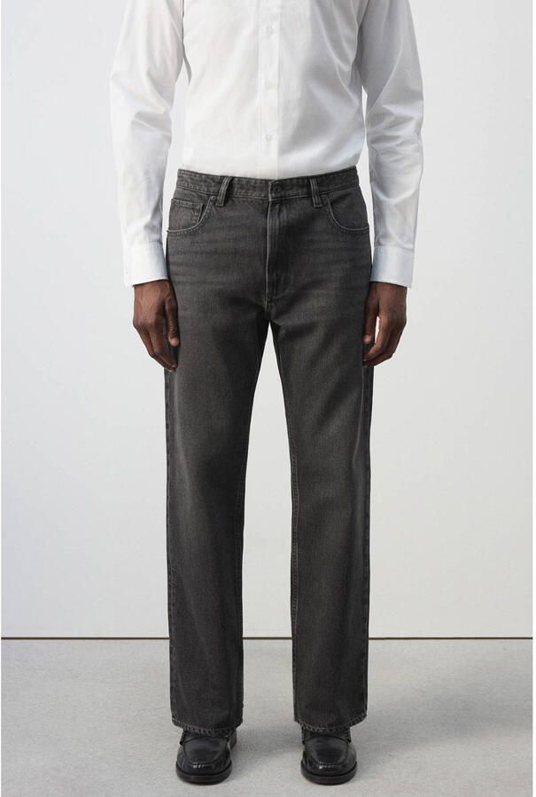 Mango Man regular fit jeans grijs