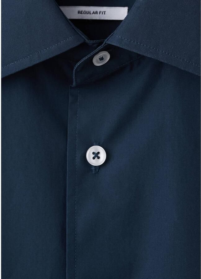 Mango Man regular fit overhemd marine - Foto 2