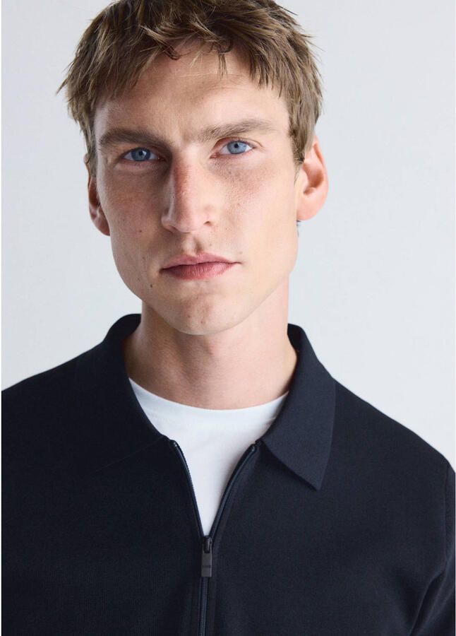 Mango Man regular fit polo marine - Foto 2