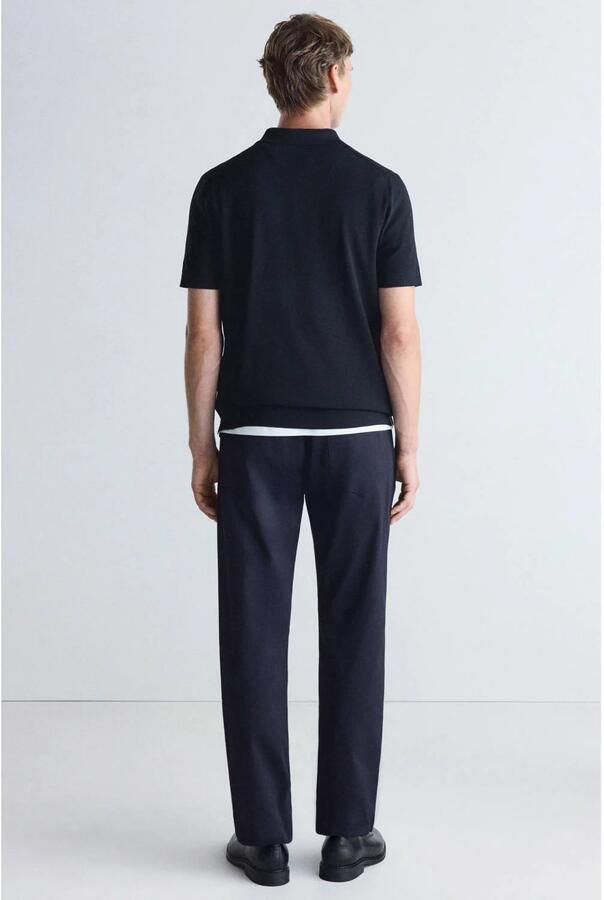 Mango Man regular fit polo marine - Foto 3