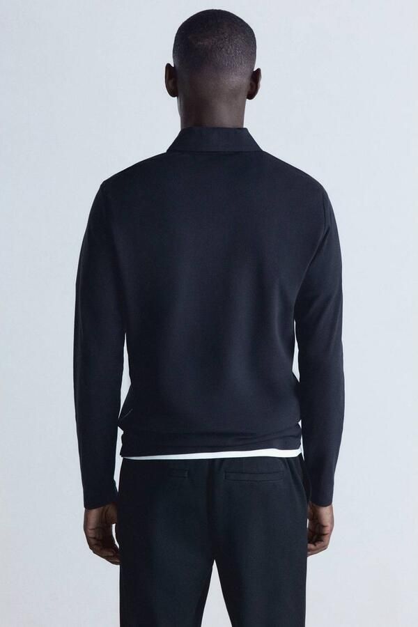 Mango Man regular fit polo marine - Foto 3