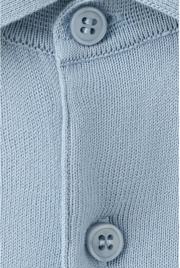 Mango Man regular fit polo turkoois - Foto 2