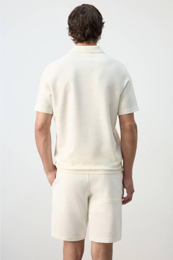 Mango Man regular fit polo wit - Foto 2