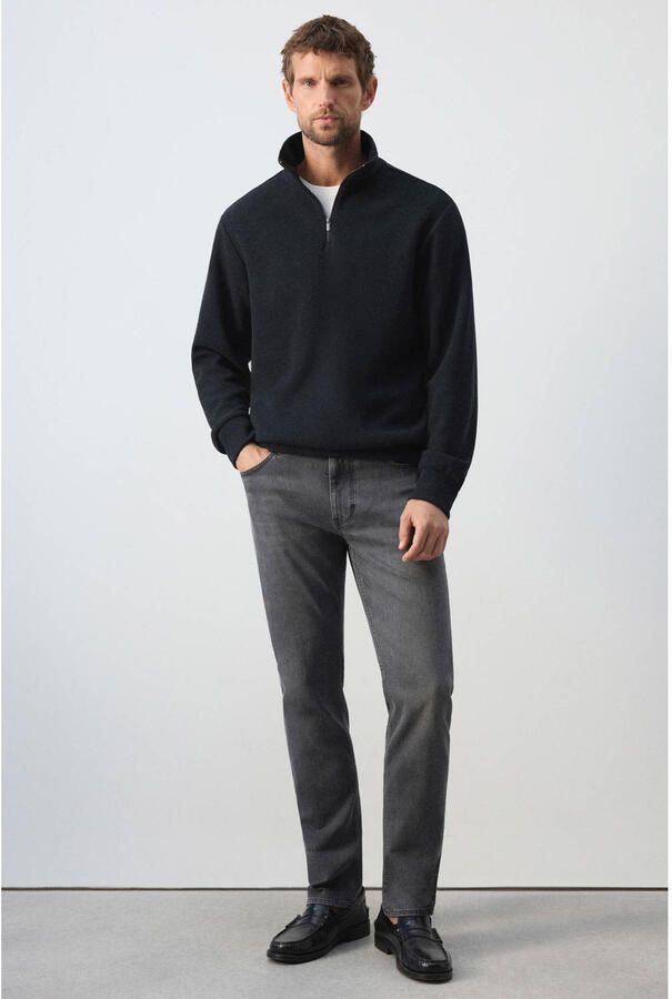 Mango Man regular fit sweater marine - Foto 2