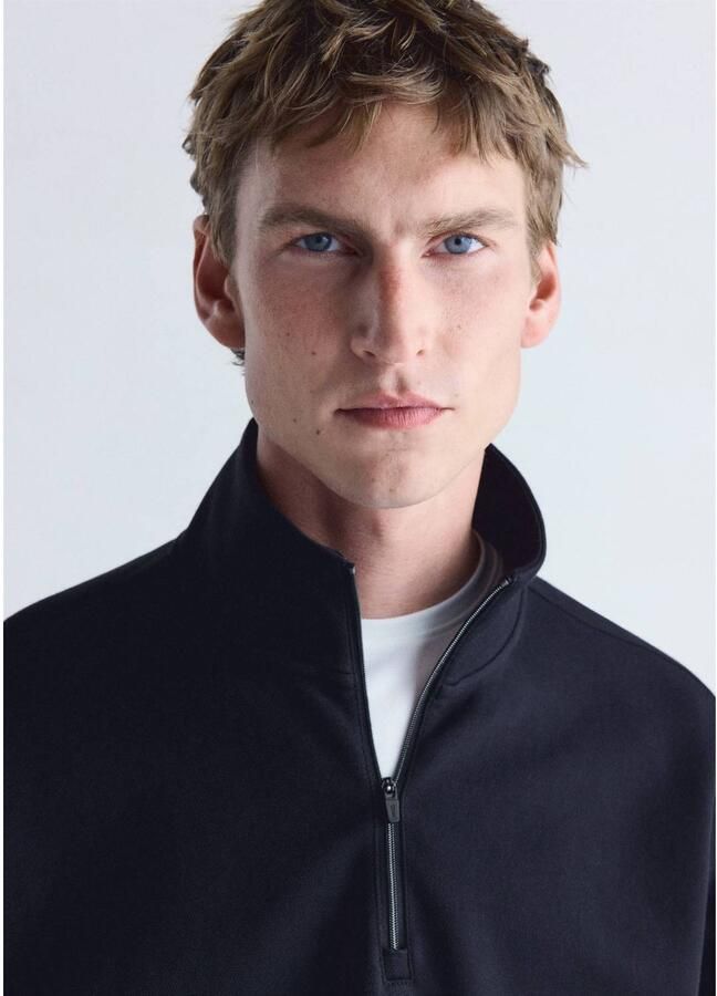 Mango Man regular fit sweater marine - Foto 2
