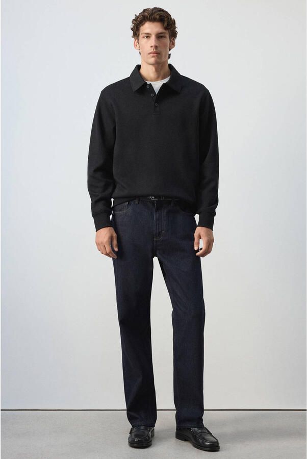 Mango Man regular fit sweater zwart - Foto 2