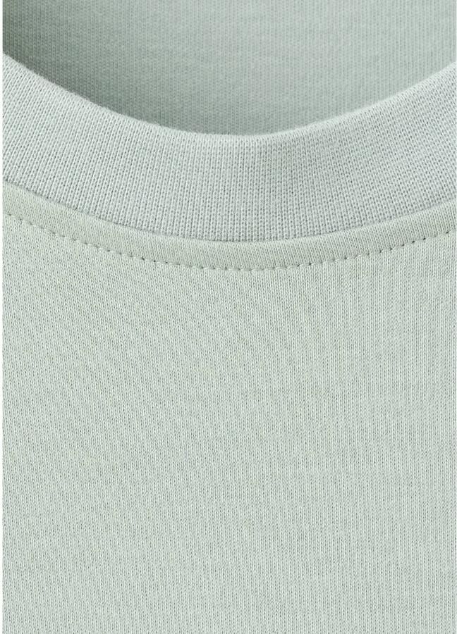 Mango Man regular fit T-shirt met borduursels en print groen - Foto 2