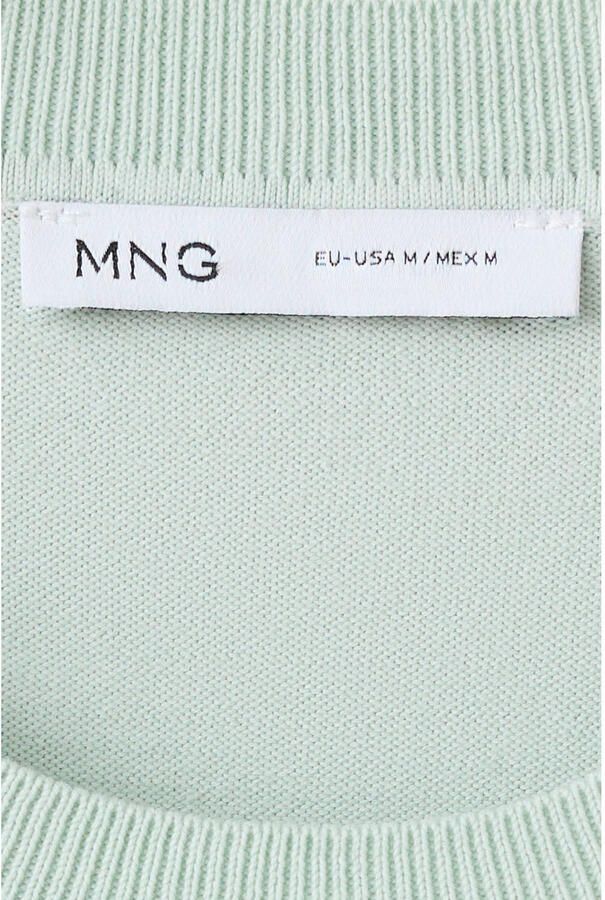 Mango Man regular fit T-shirt mintgroen - Foto 2