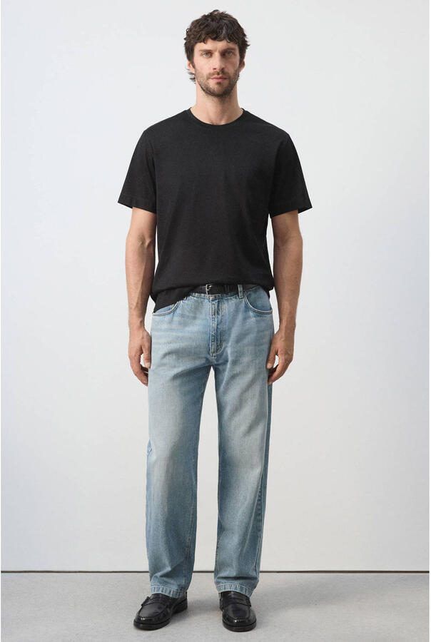 Mango Man regular fit T-shirt zwart - Foto 2