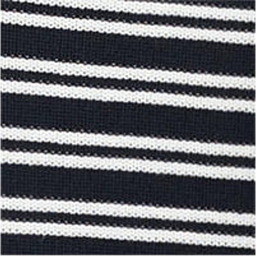 Mango Man regular gestreepte polo donkerblauw