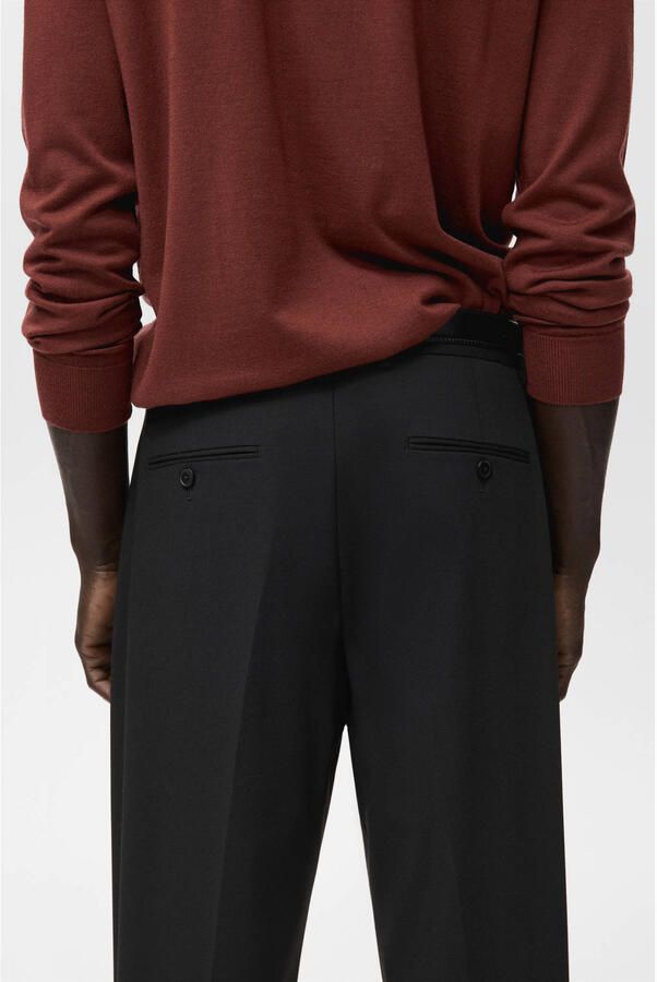 Mango Man regular pantalon zwart - Foto 2