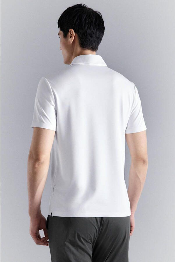 Mango Man regular polo wit - Foto 3
