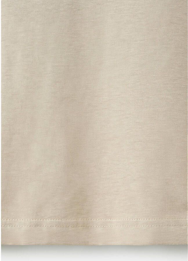 Mango Man regular T-shirt beige - Foto 3