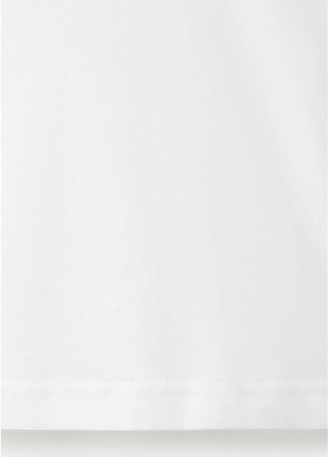 Mango Man regular T-shirt wit - Foto 3