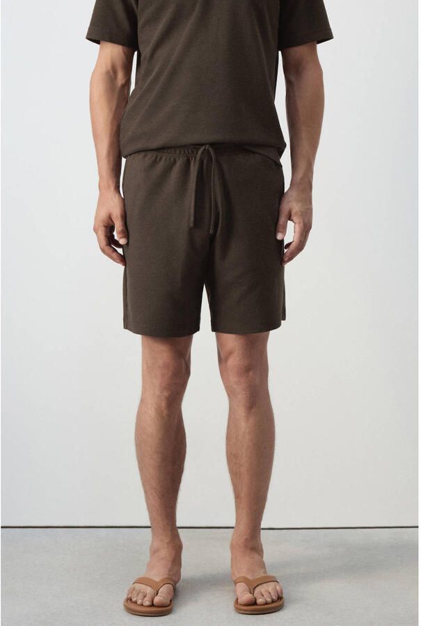 Mango Man relaxed fit bermuda short bruin
