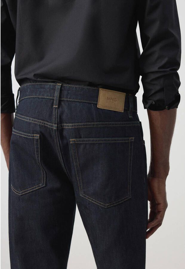 Mango Man relaxed fit jeans blauw - Foto 2