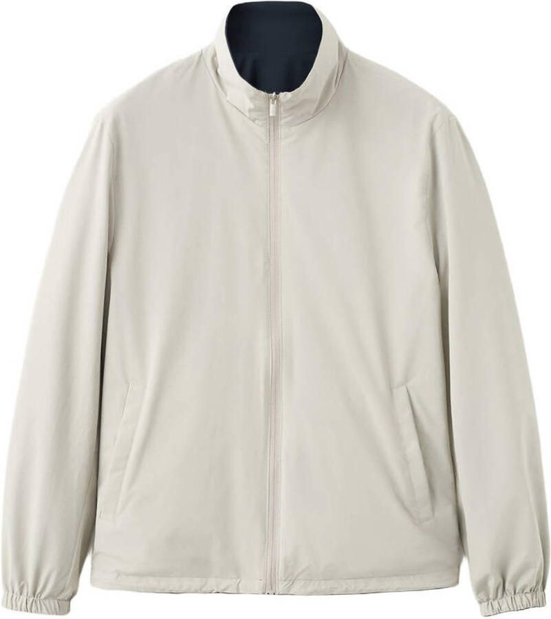 Mango Man reversible jas donkerblauw - Foto 2