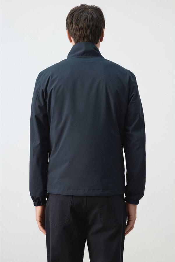 Mango Man reversible jas donkerblauw - Foto 3