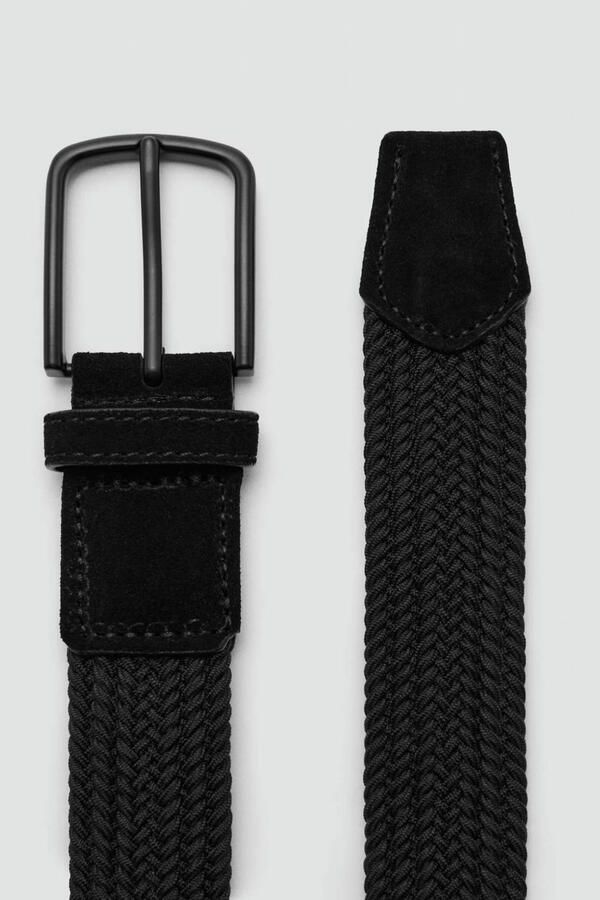 Mango Man riem zwart - Foto 2