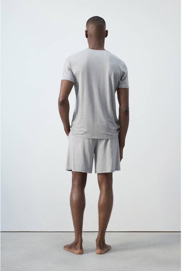 Mango Man shortama grijs - Foto 2