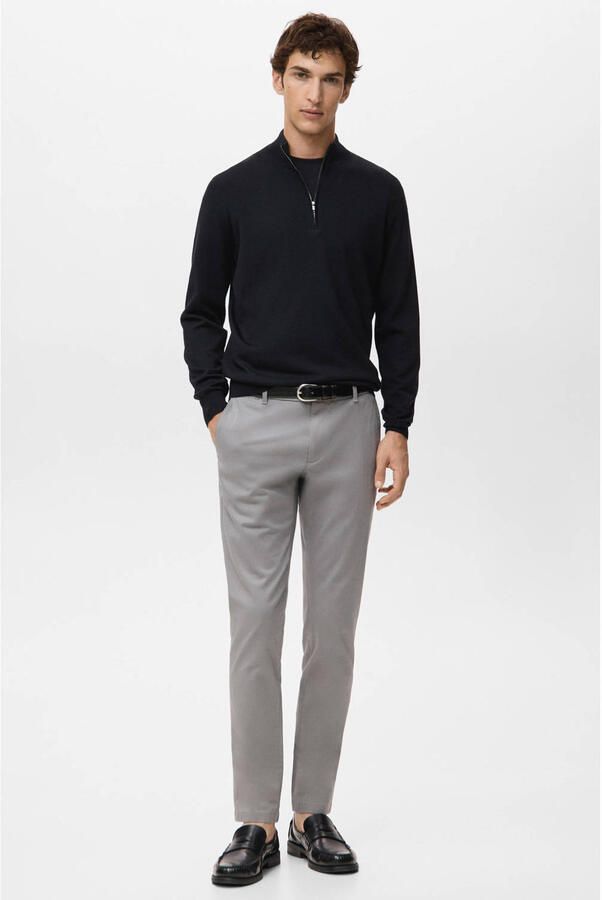Mango Man slim chino grijs - Foto 2
