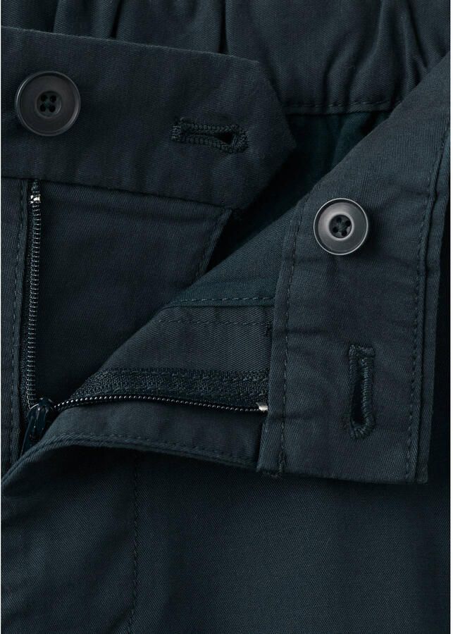 Mango Man slim chino short donkerblauw - Foto 2