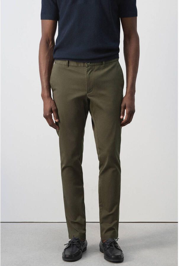 Mango Man slim fit chino kaki