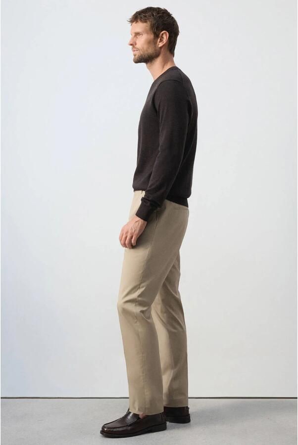 Mango Man slim fit chino lichtbeige - Foto 3