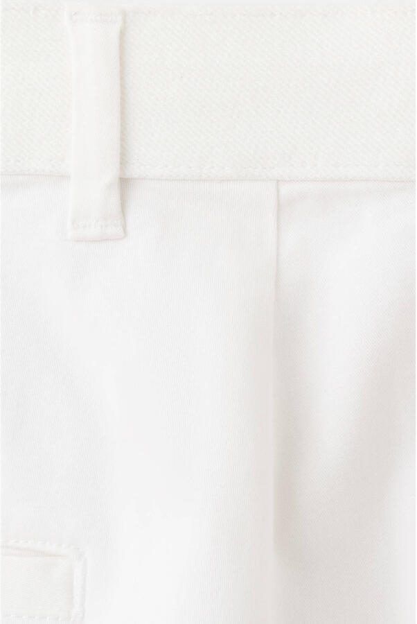 Mango Man slim fit chino naturel wit - Foto 2