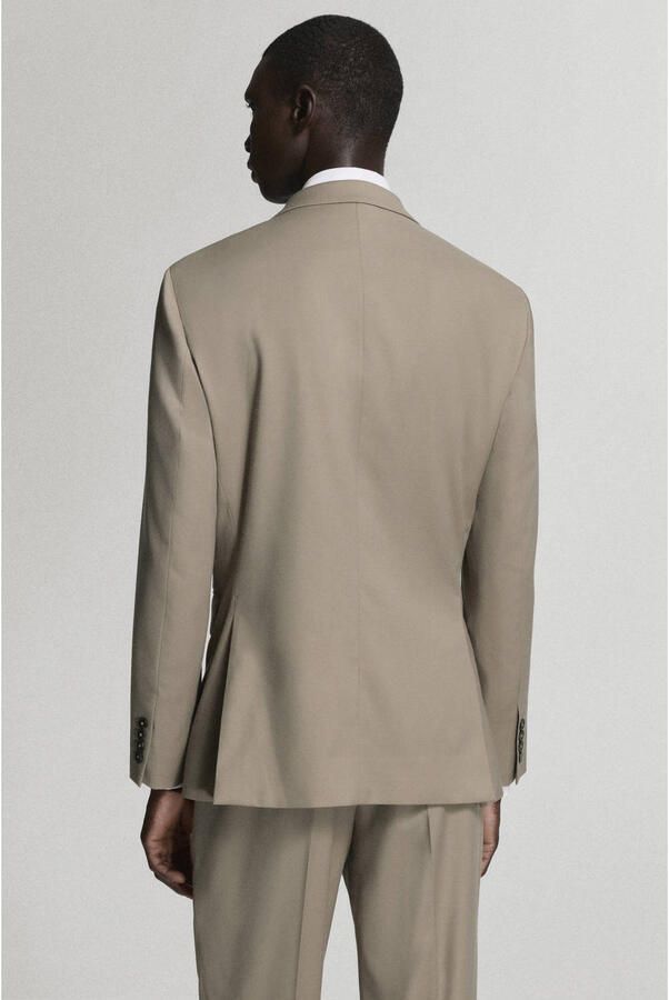 Mango Man slim fit colbert beige - Foto 3