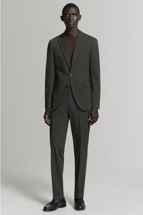 Mango Man slim fit colbert kaki - Foto 3