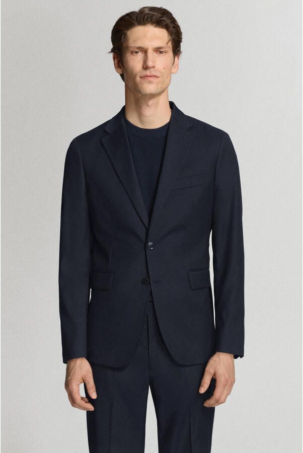 Mango Man slim fit colbert marine