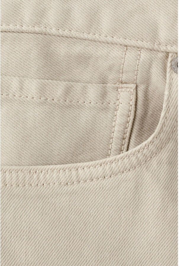 Mango Man slim fit denim short lichtbeige - Foto 3